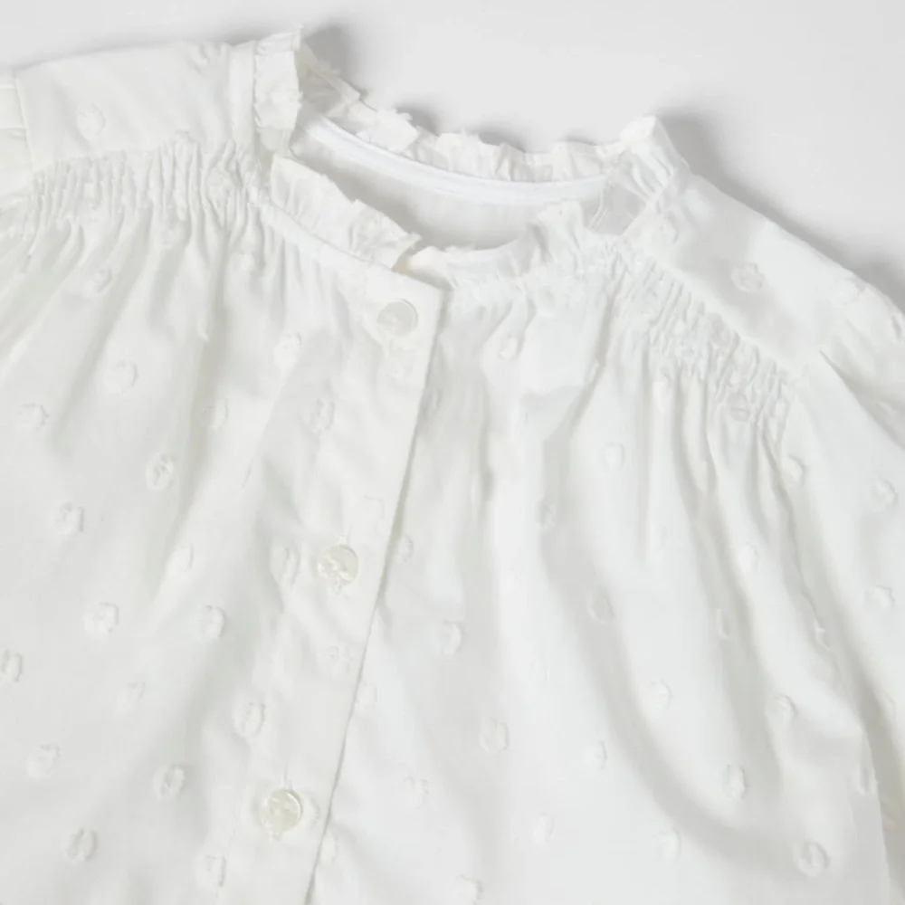 Zara Swiss Dot Shirt